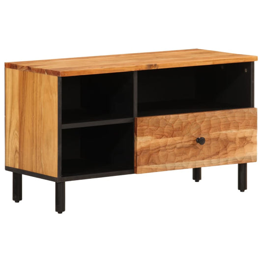 TV Cabinet 80x33x46 cm Solid Wood Acacia TV Cabinet 80x33x46 cm Solid Wood Acacia