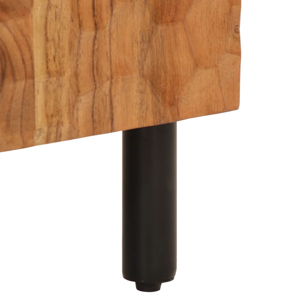 Side Cabinet 40x33x75 cm Solid Wood Acacia