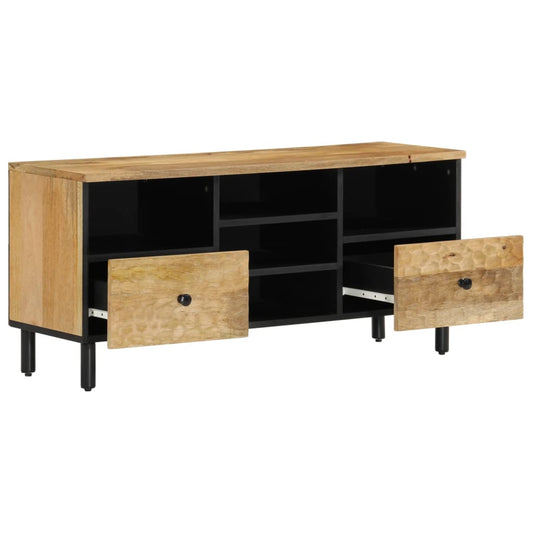 TV Cabinet 100x33x46 cm Solid Wood Mango TV Cabinet 100x33x46 cm Solid Wood Mango