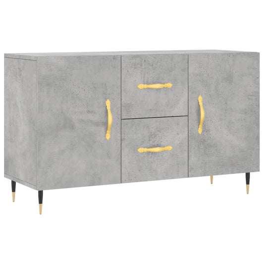 Sideboard Concrete Grey 100x36x60 cm Engineered Wood Sideboard Concrete Grey 100x36x60 cm Engineered Wood