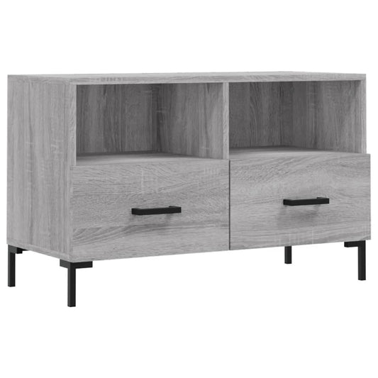 TV Cabinet Grey Sonoma 80x36x50 cm Engineered Wood TV Cabinet Grey Sonoma 80x36x50 cm Engineered Wood