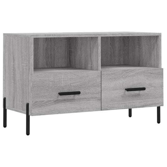TV Cabinet Grey Sonoma 80x36x50 cm Engineered Wood TV Cabinet Grey Sonoma 80x36x50 cm Engineered Wood