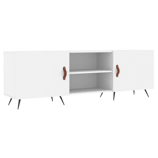 TV Cabinet White 150x30x50 cm Engineered Wood TV Cabinet White 150x30x50 cm Engineered Wood