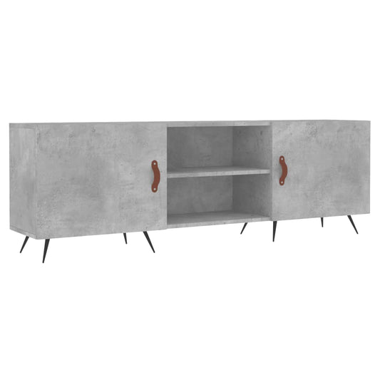 TV Cabinet Concrete Grey 150x30x50 cm Engineered Wood TV Cabinet Concrete Grey 150x30x50 cm Engineered Wood