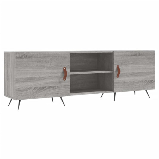 TV Cabinet Grey Sonoma 150x30x50 cm Engineered Wood TV Cabinet Grey Sonoma 150x30x50 cm Engineered Wood