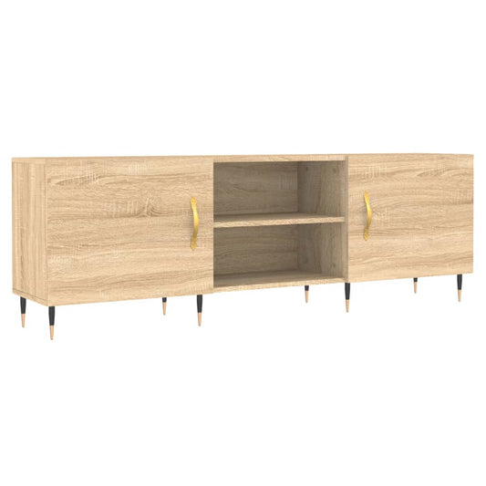 TV Cabinet Sonoma Oak 150x30x50 cm Engineered Wood TV Cabinet Sonoma Oak 150x30x50 cm Engineered Wood