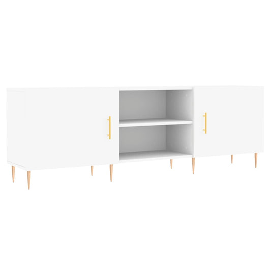 TV Cabinet White 150x30x50 cm Engineered Wood TV Cabinet White 150x30x50 cm Engineered Wood