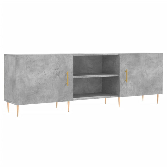 TV Cabinet Concrete Grey 150x30x50 cm Engineered Wood TV Cabinet Concrete Grey 150x30x50 cm Engineered Wood