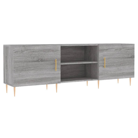 TV Cabinet Grey Sonoma 150x30x50 cm Engineered Wood TV Cabinet Grey Sonoma 150x30x50 cm Engineered Wood