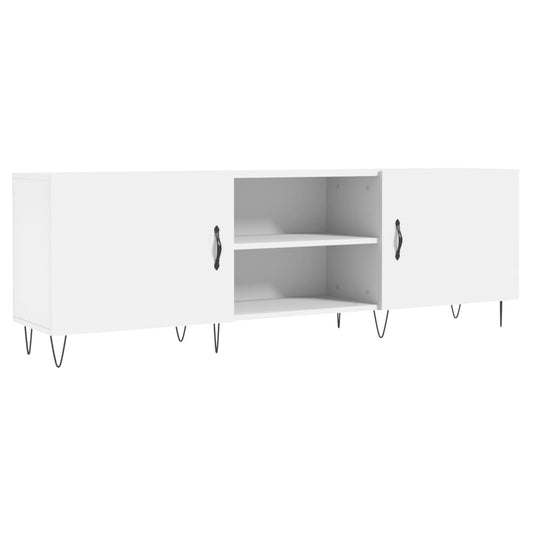 TV Cabinet White 150x30x50 cm Engineered Wood TV Cabinet White 150x30x50 cm Engineered Wood