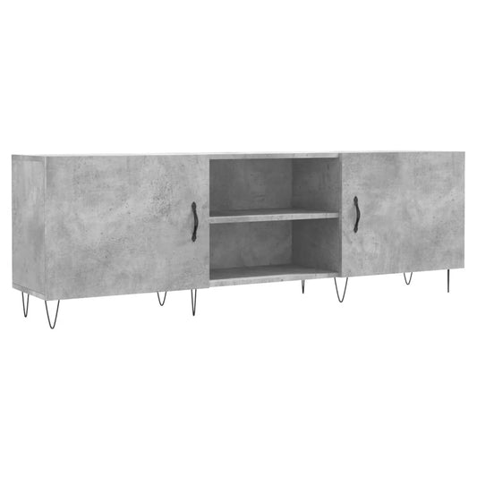 TV Cabinet Concrete Grey 150x30x50 cm Engineered Wood TV Cabinet Concrete Grey 150x30x50 cm Engineered Wood