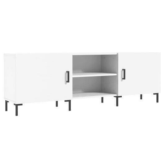 TV Cabinet White 150x30x50 cm Engineered Wood TV Cabinet White 150x30x50 cm Engineered Wood