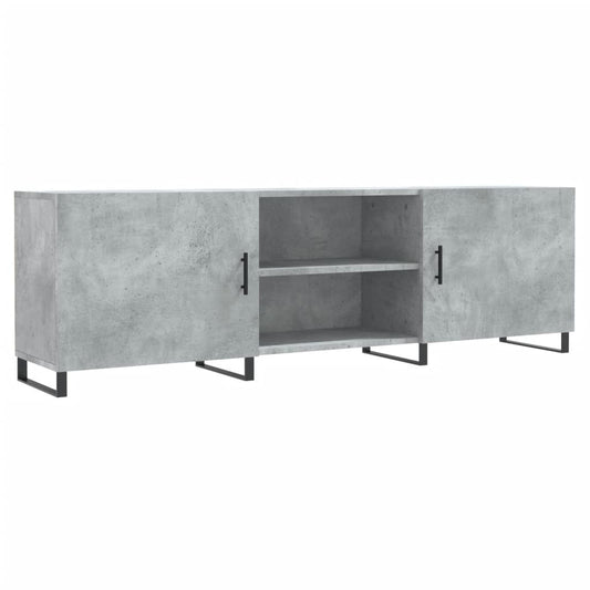 TV Cabinet Concrete Grey 150x30x50 cm Engineered Wood TV Cabinet Concrete Grey 150x30x50 cm Engineered Wood