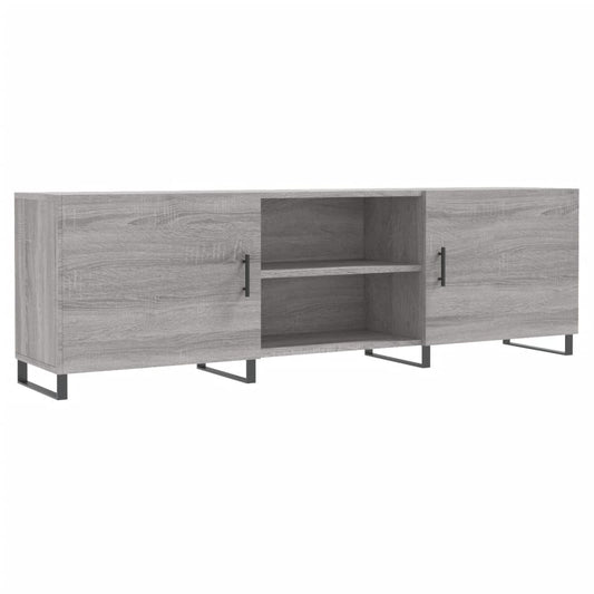 TV Cabinet Grey Sonoma 150x30x50 cm Engineered Wood TV Cabinet Grey Sonoma 150x30x50 cm Engineered Wood