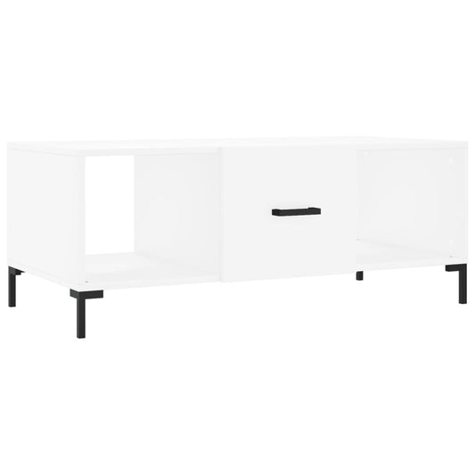 Coffee Table White 102x50x40 cm Engineered Wood Coffee Table White 102x50x40 cm Engineered Wood