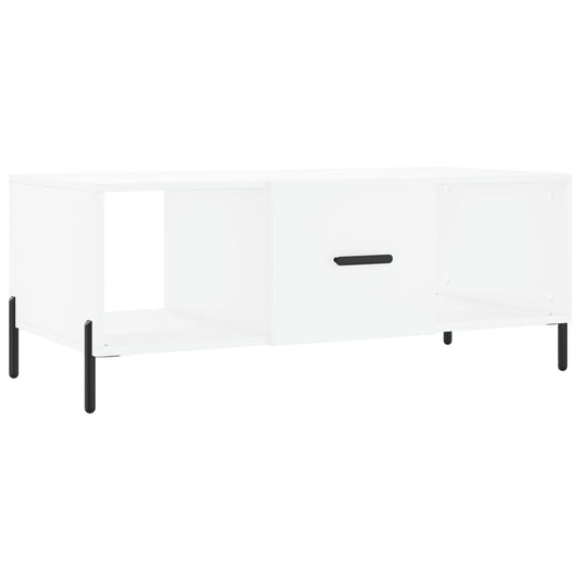 Coffee Table White 102x50x40 cm Engineered Wood Coffee Table White 102x50x40 cm Engineered Wood