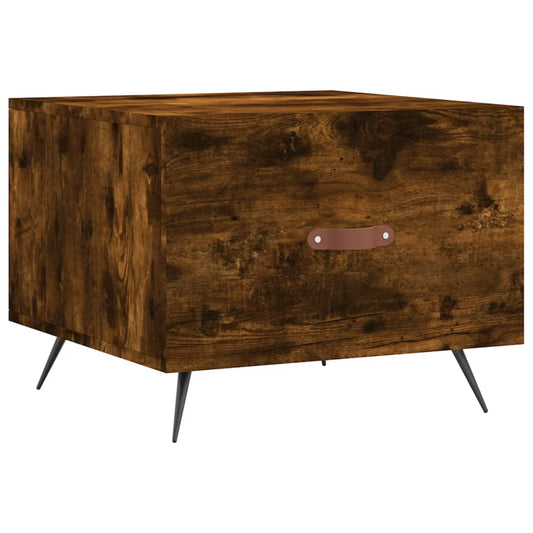 Coffee Table Smoked Oak 50x50x40 cm Engineered Wood Coffee Table Smoked Oak 50x50x40 cm Engineered Wood