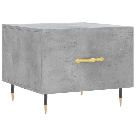 Coffee Table Concrete Grey 50x50x40 cm Engineered Wood Coffee Table Concrete Grey 50x50x40 cm Engineered Wood