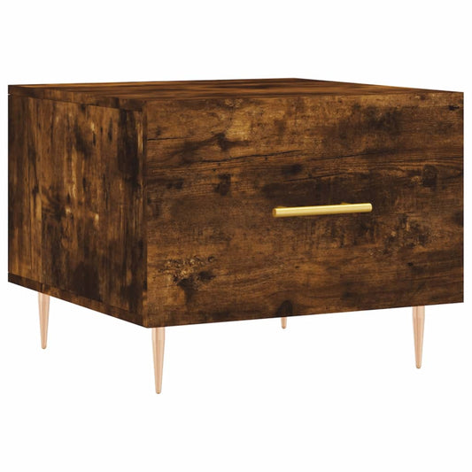 Coffee Table Smoked Oak 50x50x40 cm Engineered Wood Coffee Table Smoked Oak 50x50x40 cm Engineered Wood