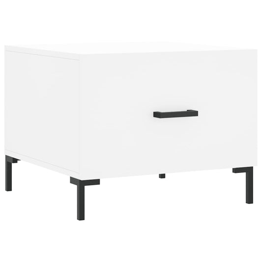 Coffee Table White 50x50x40 cm Engineered Wood Coffee Table White 50x50x40 cm Engineered Wood