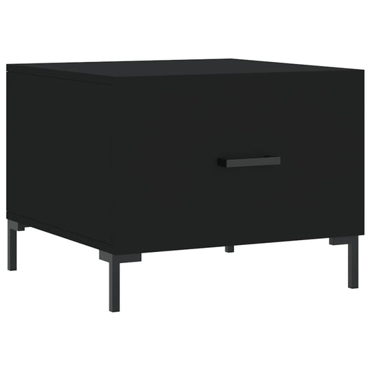Coffee Table Black 50x50x40 cm Engineered Wood Coffee Table Black 50x50x40 cm Engineered Wood