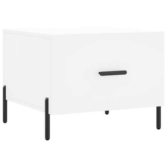 Coffee Table White 50x50x40 cm Engineered Wood Coffee Table White 50x50x40 cm Engineered Wood