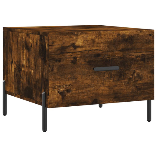 Coffee Table Smoked Oak 50x50x40 cm Engineered Wood Coffee Table Smoked Oak 50x50x40 cm Engineered Wood