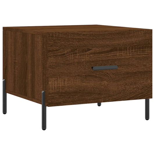 Coffee Table Brown Oak 50x50x40 cm Engineered Wood Coffee Table Brown Oak 50x50x40 cm Engineered Wood