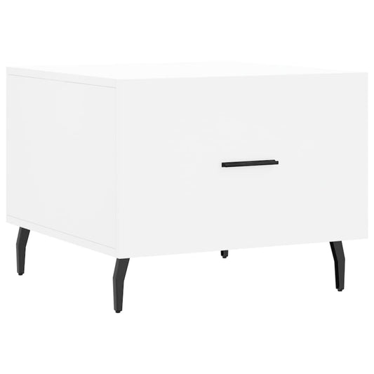 Coffee Table White 50x50x40 cm Engineered Wood Coffee Table White 50x50x40 cm Engineered Wood
