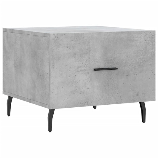 Coffee Table Concrete Grey 50x50x40 cm Engineered Wood Coffee Table Concrete Grey 50x50x40 cm Engineered Wood