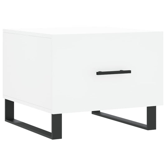 Coffee Table White 50x50x40 cm Engineered Wood Coffee Table White 50x50x40 cm Engineered Wood