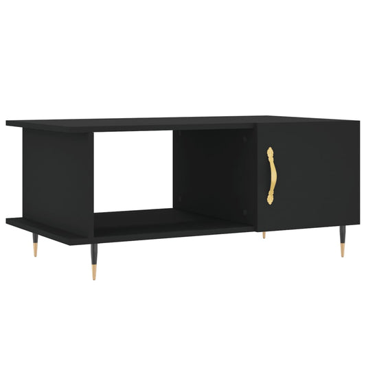 Coffee Table Black 90x50x40 cm Engineered Wood Coffee Table Black 90x50x40 cm Engineered Wood