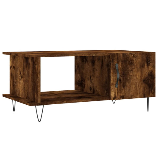 Coffee Table Smoked Oak 90x50x40 cm Engineered Wood Coffee Table Smoked Oak 90x50x40 cm Engineered Wood