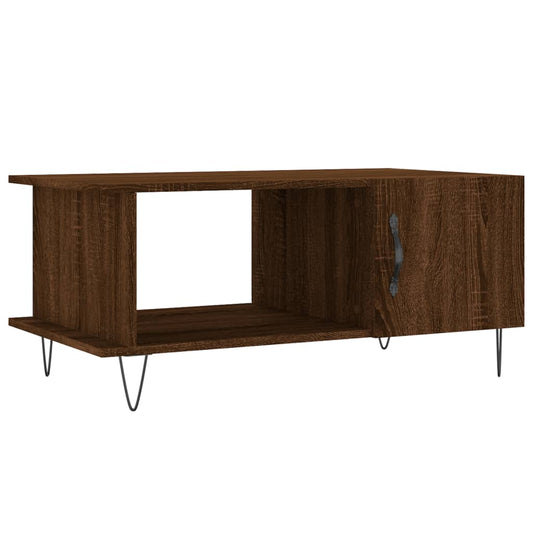 Coffee Table Brown Oak 90x50x40 cm Engineered Wood Coffee Table Brown Oak 90x50x40 cm Engineered Wood