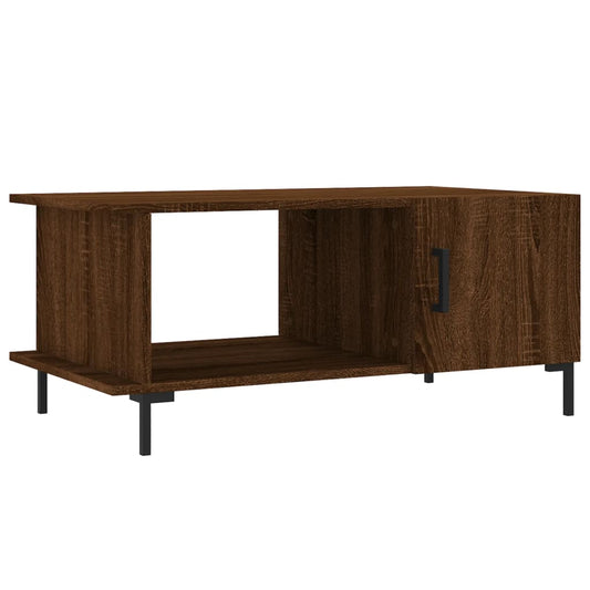 Coffee Table Brown Oak 90x50x40 cm Engineered Wood Coffee Table Brown Oak 90x50x40 cm Engineered Wood