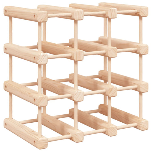 Wine Rack for 12 Bottles 36x23x36 cm Solid Wood Pine Wine Rack for 12 Bottles 36x23x36 cm Solid Wood Pine