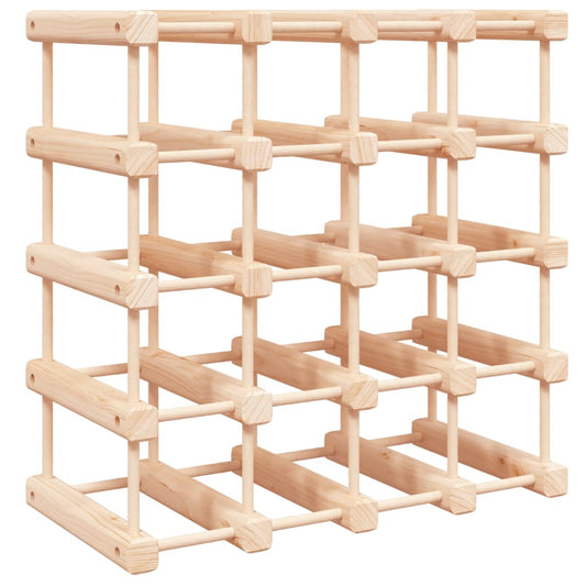 Wine Rack for 20 Bottles 46,5x23x46,5 cm Solid Wood Pine Wine Rack for 20 Bottles 46,5x23x46,5 cm Solid Wood Pine