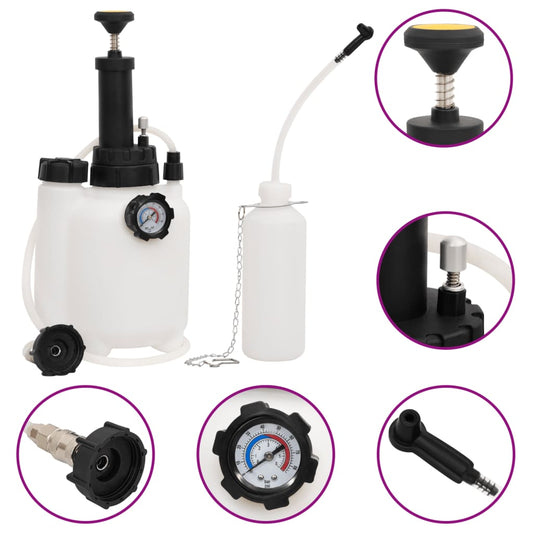 Brake Bleeder White and Black 3 L Brake Bleeder White and Black 3 L