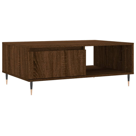 Coffee Table Brown Oak 90x60x35 cm Engineered Wood Coffee Table Brown Oak 90x60x35 cm Engineered Wood