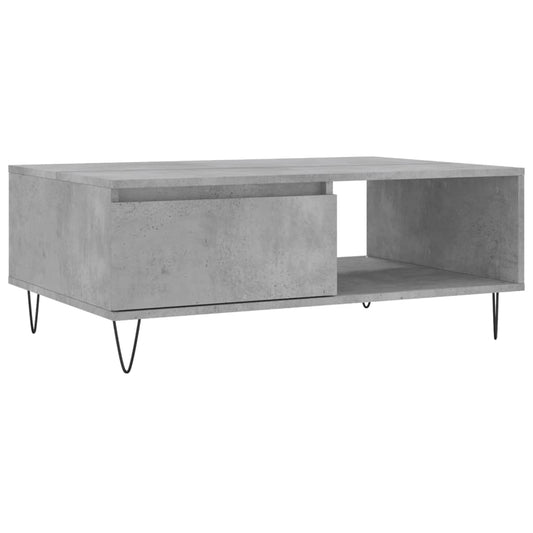 Coffee Table Concrete Grey 90x60x35 cm Engineered Wood Coffee Table Concrete Grey 90x60x35 cm Engineered Wood