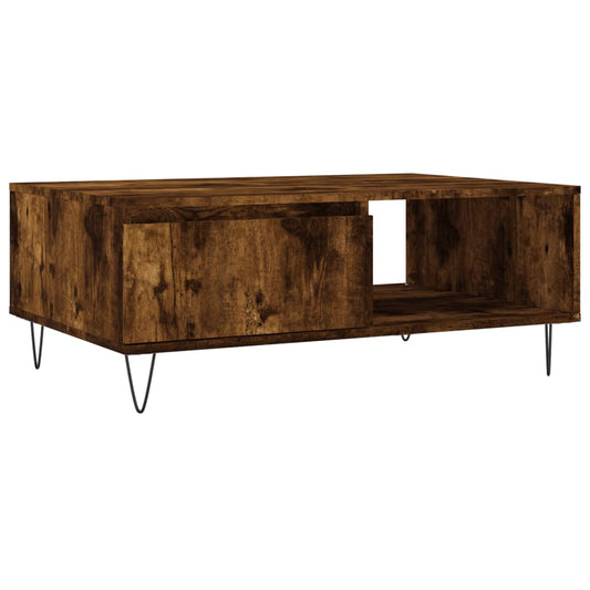 Coffee Table Smoked Oak 90x60x35 cm Engineered Wood Coffee Table Smoked Oak 90x60x35 cm Engineered Wood