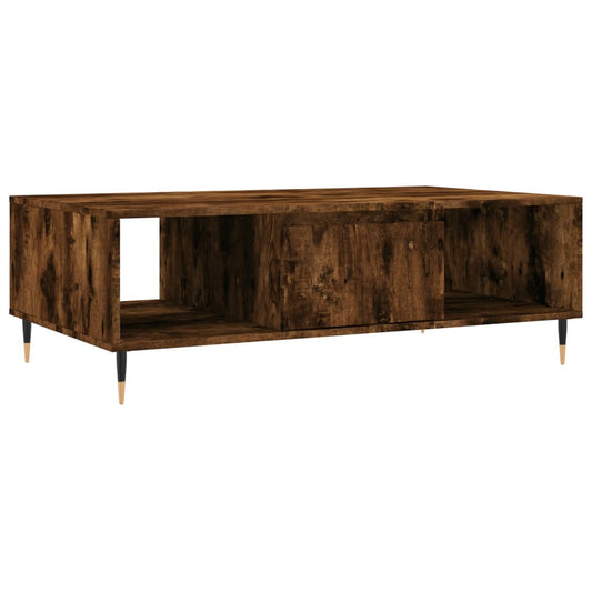 Coffee Table Smoked Oak 104x60x35 cm Engineered Wood Coffee Table Smoked Oak 104x60x35 cm Engineered Wood