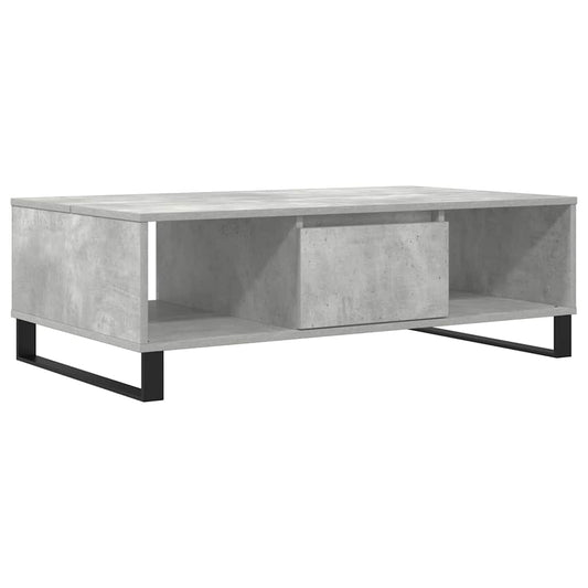 Coffee Table Concrete Grey 104x60x35 cm Engineered Wood Coffee Table Concrete Grey 104x60x35 cm Engineered Wood