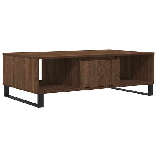 Coffee Table Brown Oak 104x60x35 cm Engineered Wood Coffee Table Brown Oak 104x60x35 cm Engineered Wood