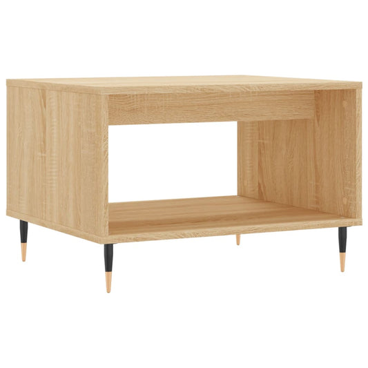 Coffee Table Sonoma Oak 60x50x40 cm Engineered Wood Coffee Table Sonoma Oak 60x50x40 cm Engineered Wood