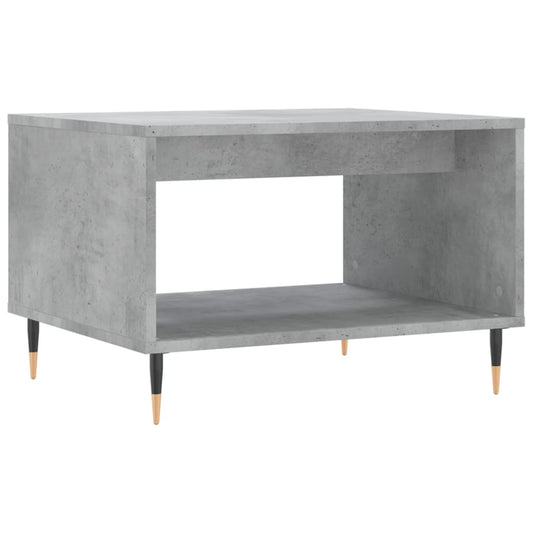 Coffee Table Concrete Grey 60x50x40 cm Engineered Wood Coffee Table Concrete Grey 60x50x40 cm Engineered Wood