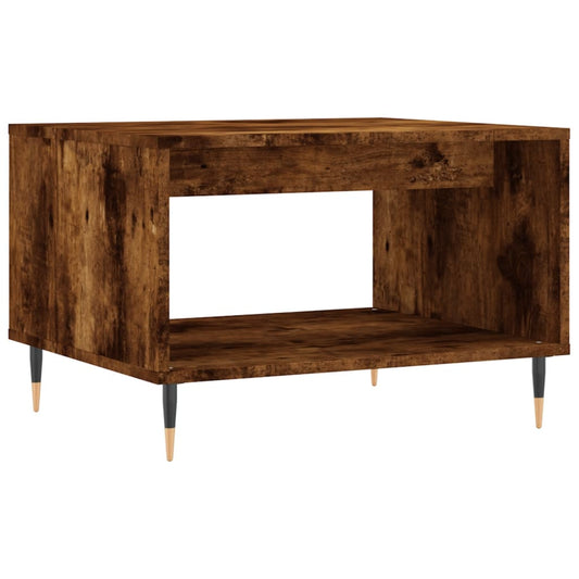 Coffee Table Smoked Oak 60x50x40 cm Engineered Wood Coffee Table Smoked Oak 60x50x40 cm Engineered Wood