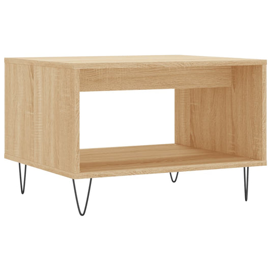 Coffee Table Sonoma Oak 60x50x40 cm Engineered Wood Coffee Table Sonoma Oak 60x50x40 cm Engineered Wood