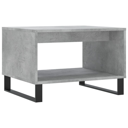 Coffee Table Concrete Grey 60x50x40 cm Engineered Wood Coffee Table Concrete Grey 60x50x40 cm Engineered Wood