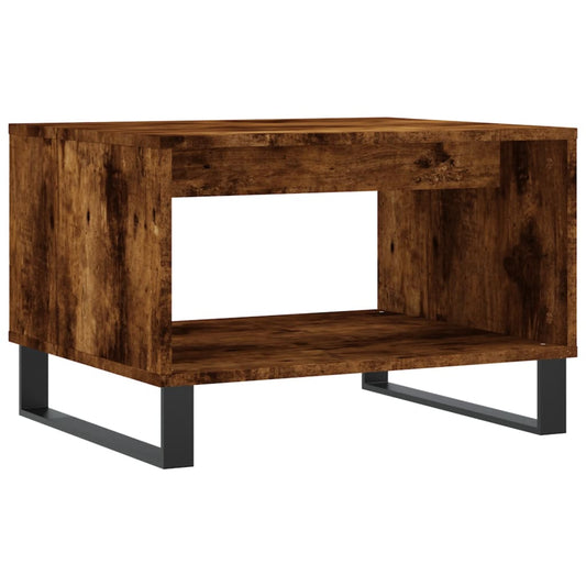 Coffee Table Smoked Oak 60x50x40 cm Engineered Wood Coffee Table Smoked Oak 60x50x40 cm Engineered Wood